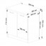 Kuchyňská skříňka OLIVIA S80 2D - bílá/cappuccino lesk - galerie #5