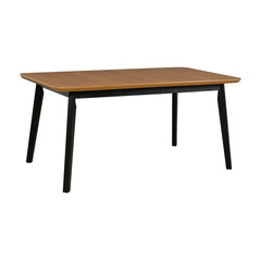 Rozkládací jídelní stůl OSLO 7 - dub přírodní/černé nohy