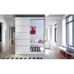 Šatní skříň CAMINO III šířka 150 cm - bílá