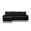 Rohová rozkládací sedací souprava ETNA - model 2 Levá Černá