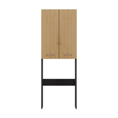 Skříňka na pračku POLA DD - antracit/dub artisan