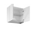 Závěsná kuchyňská skříňka ASPEN G80C - bílá/bílá - galerie #1