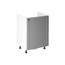 Kuchyňská skříňka LINEA D60Z-L/L Bílá-šedá