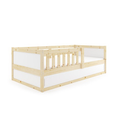Dětská postel SMART 2 80x160 cm -  borovice-bílá