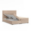 Čalouněná postel VINCENZA 140x200 cm s pružinovou matrací Béžová - galerie #2