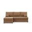Rozkládací rohová sedací souprava DELI model 2 Hnědá I - galerie #2