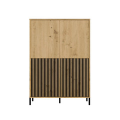 Policový regál KAMARO 4DK SLIM/hladký - dub artisan