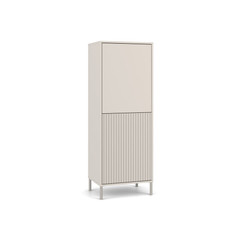 Policový regál KAMARO 2DK SLIM/hladký - béžová