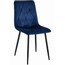 Jídelní židle LIBRA - modrá/černé nohy