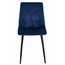 Jídelní židle LIBRA - modrá/černé nohy - galerie #1