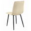 Jídelní židle LIBRA - béžová/černé nohy - galerie #3
