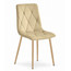 Jídelní židle LIBRA - béžová/nohy v barvě dřeva