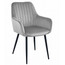 Jídelní židle SOLDEN - šedá/černé nohy