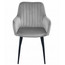 Jídelní židle SOLDEN - šedá/černé nohy - galerie #1