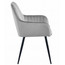 Jídelní židle SOLDEN - šedá/černé nohy - galerie #3