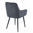 Jídelní židle SOLDEN - tmavě šedá/černé nohy - galerie #3