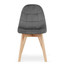 Jídelní židle BORA - šedá - galerie #1