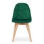 Jídelní židle BORA - zelená - galerie #1