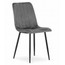 Jídelní židle LAVA - šedá/černé nohy