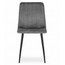 Jídelní židle LAVA - šedá/černé nohy - galerie #1