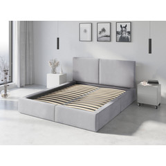 Čalouněná postel HILTON s pevným roštem 140x200 cm