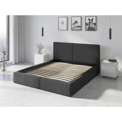 Čalouněná postel HILTON s pevným roštem 160x200 cm