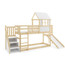 Dětská patrová postel ANTRESOLA se skluzavkou a schůdky 90x200 cm - galerie #2