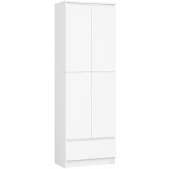 Regál R60 4D 1SZ CLP-bílá