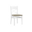 Jídelní židle X - bílé nohy