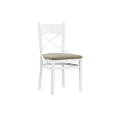 Jídelní židle X - bílé nohy