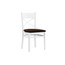 Jídelní židle X - bílé nohy - galerie #5